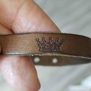 Dillon Rogers Brown Leather Bracelet